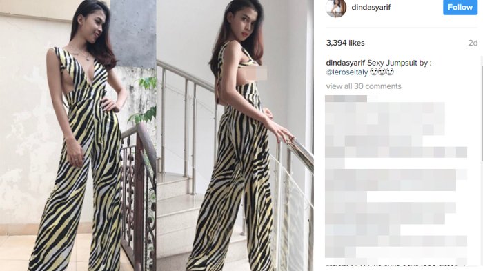 Model Pendatang Baru Ini Mulai Tampil Berani, Pakai Gaun Terbuka Netizen Ragu Keaslian Itunya