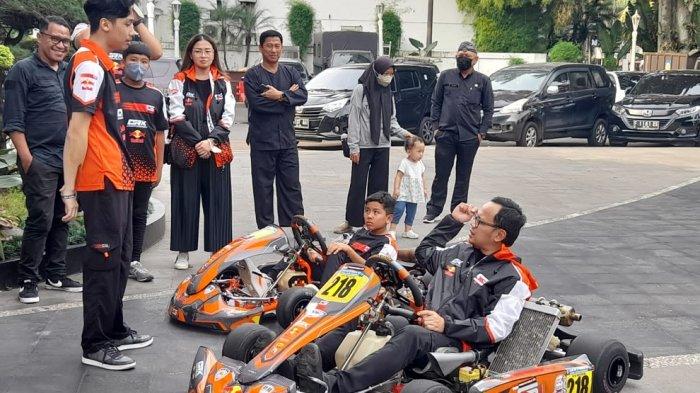 Didatangi Pembalap Gocart, Bima Arya Terinspirasi, Kota Bogor Nantinya Bakal Gelar Event Balap