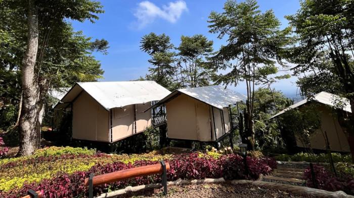 Wisata glamping di Bukit Manik Indonesia, tempat wisata terbaru di Pamijahan Bogor, Jawa Barat.