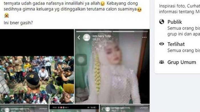 HOAX Video Pengantin Wanita Wafat Sebelum Ijab Kabul Diungkap Ketua RT : Wajah Dibedak Lalu Pingsan