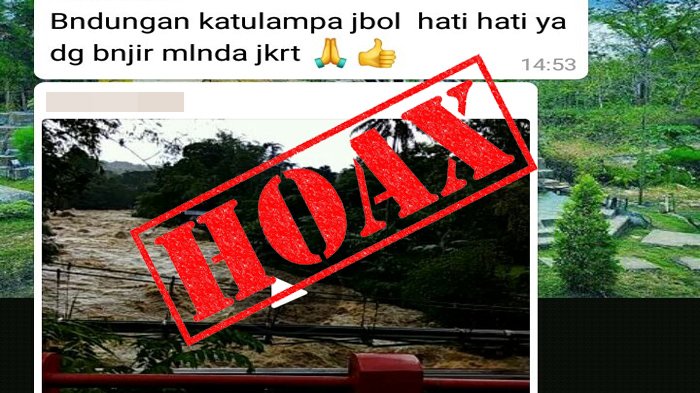 Kabar Bendung Katulampa Jebol Hoax, Polisi Telusuri Pelaku Pembuat Pesan Broadcast