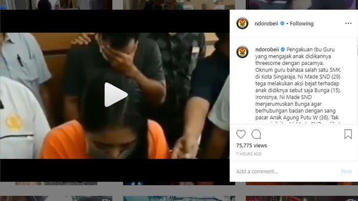 Pengakuan Ni Made Sri Novi Darmaningsih, ibu guru yang ajak siswinya hubungan badan bertiga bareng selingkuhan