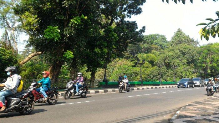 Arus Lalu Lintas di Jalan Jalak Harupat Kota Bogor Pagi Ini Ramai Lancar
