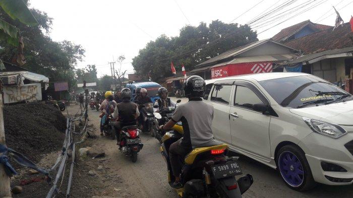 Ada Proyek Betonisasi, Hindari Jalan Raya Sirkuit Sentul, Begini Kondisinya Sekarang
