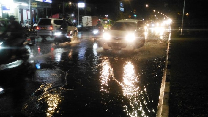 Lalu Lintas di Jalan Sudirman Bogor Lancar, Hati-Hati Jalanan Licin