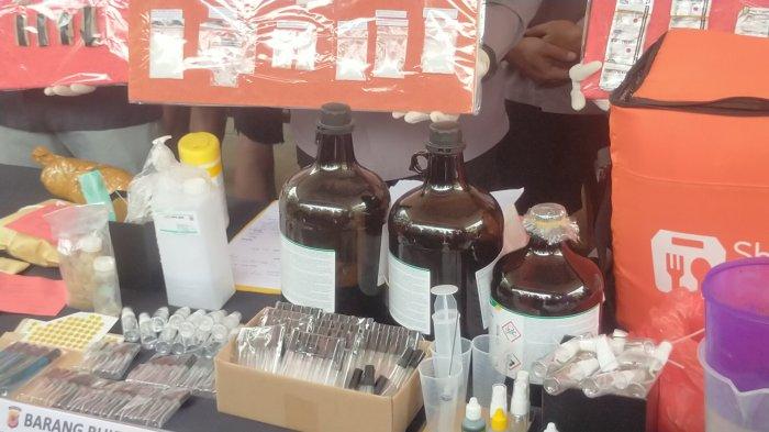 Polresta Bogor Kota Buru Sindikat Pembuat Bahan Tembakau Sintetis sampai ke Palmerah Jakarta