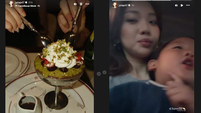 ISU JULE HAMIL: Kolase foto Jule dengan sang kekasih, Safrie Ramadan. Postingan terbaru selebgram viral Jule usai ramai diisukan hamil jadi sorotan. Beredar bukti video pacar Safrie pamer perut buncit.
