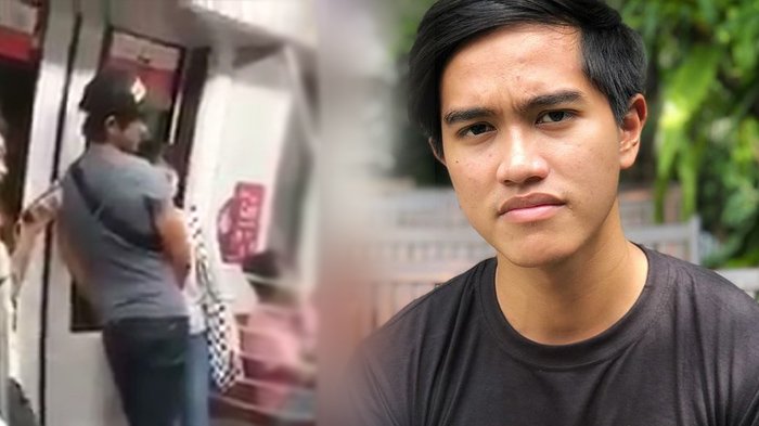 Pria Mirip Anak Presiden Jokowi Terekam Berdiri di Kereta, Begini Kemesraannya Bersama Wanita