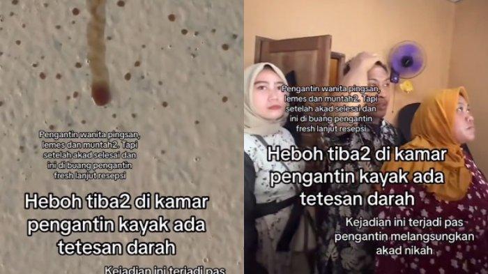 Cairan Mirip Darah Keluar dari Tembok Kamar Pengantin, Keluarga Panik, Ini Penampakannya