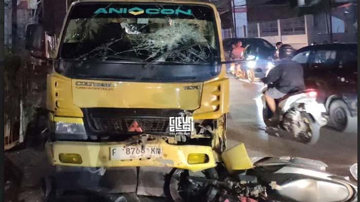 Honda Beat dan Truk Terlibat Adu Banteng di Cileungsi Bogor, Satu Orang Meninggal Dunia