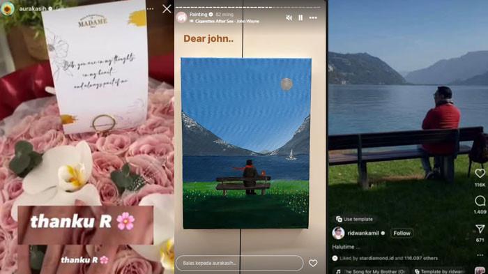 ISU RIDWAN KAMIL: Viral postingan lawas Aura Kasih soal bunga dari inisial R hingga lukisan Aura yang disebut mirip dengan Ridwan Kamil tahun 2024 lalu.
