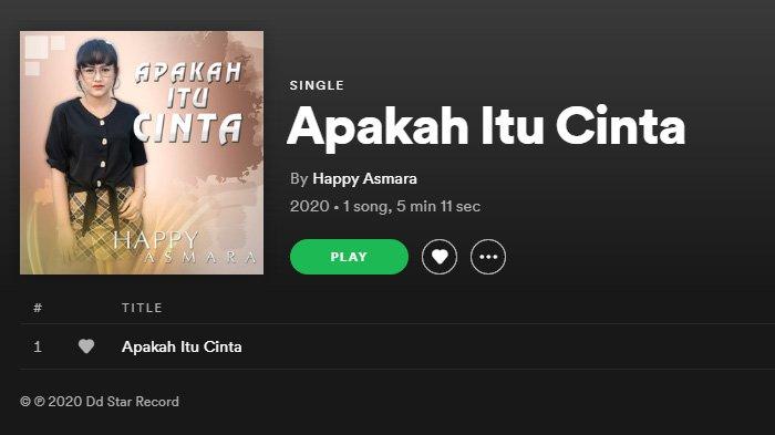 Download Lagu TikTok Apakah Itu Cinta Happy Asmara MP3 Viral, Lirik Heee Haaa Mmm Ooo Itu Kah Cinta