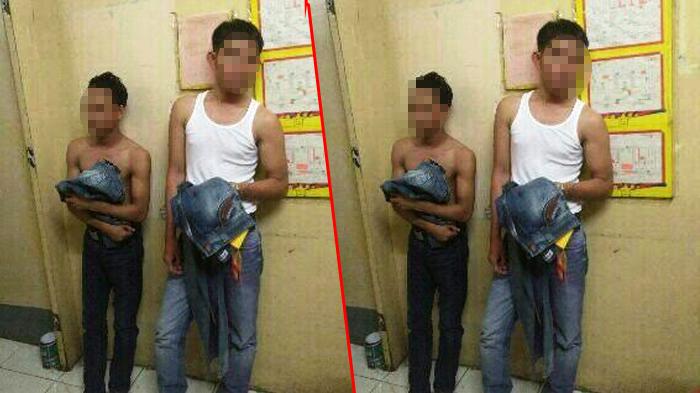 Ketahuan Nyolong Celana Jins di Plaza Jambu Dua, Dua Pemuda Babak Belur