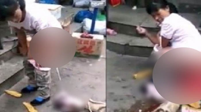 Video Wanita Melahirkan di Pasar Bikin Merinding, Bayi Jatuh ke Aspal Orang-orang Malah Bengong