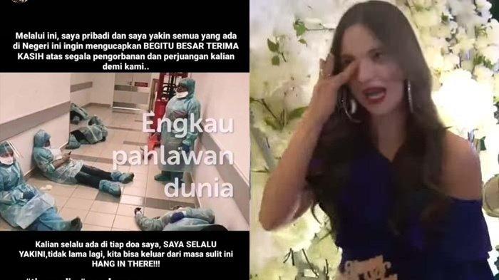 Nia Ramadhani Menangis Haru Lihat Tenaga Medis, Berjuang Demi Covid-19 : Kau Berkorban Tanpa Suara