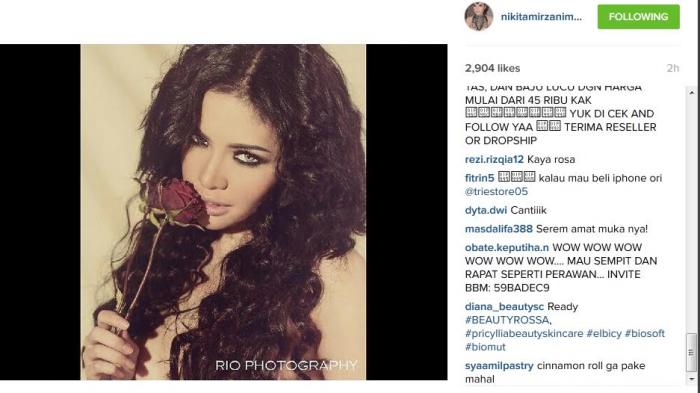 Nikita Mirzani Tampil dengan Rambut Keriting, Netizen Bilang Seperti Suzana