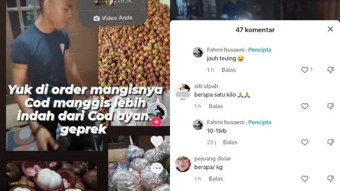 Singgung COD Ayam Geprek Untuk Promosi, Fahmi Pengantin Bogor Jadi Bos Buah Manggis, Jual di TikTok