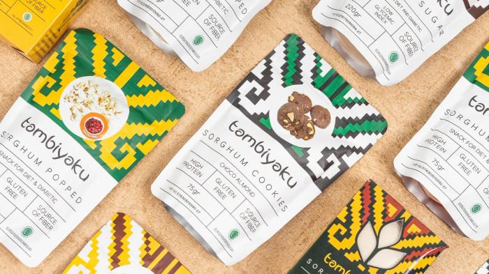 UMKM BOGOR - Selain olahan pangan, Tambiyaku juga menyediakan produk olahan makanan seperti cookies sorghum original, cookies sorghum choco almond, popped sorghum, popped sorghum gochujang.