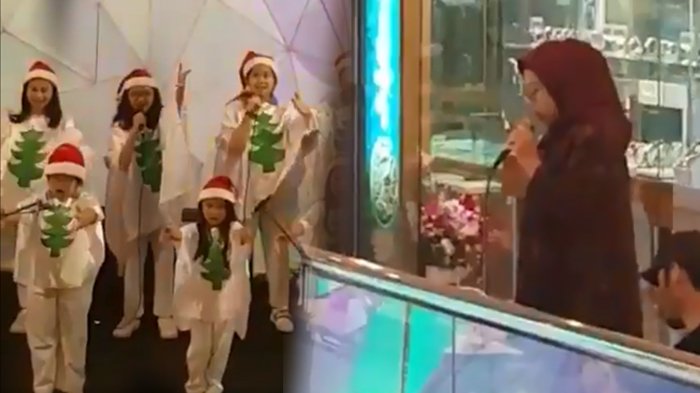 Video Paduan Suara Nyanyikan Lagu Natal Dibimbing Wanita Berhijab Tuai Respon Netizen
