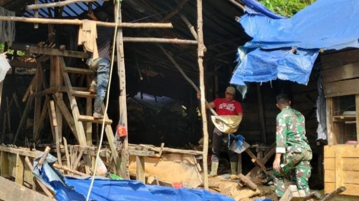 Uptade Penertiban Tambang Emas Ilegal di Kawasan Gunung Salak, Petugas Temukan Tempat Karaoke