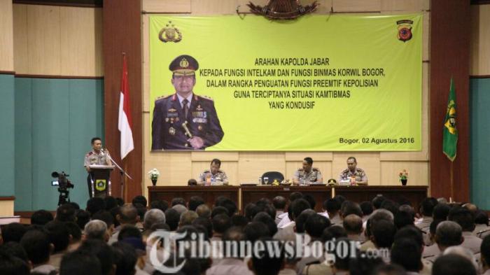 Kapolda Jabar Ingatkan Ratusan Anggota Intel dan Binmas se-Korwil Bogor Waspada Isu Radikal
