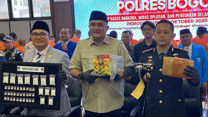 Sastra Winara Apresiasi Pengungkapan Kasus Narkoba oleh Polres Bogor, Minta Pemberantasan Diteruskan