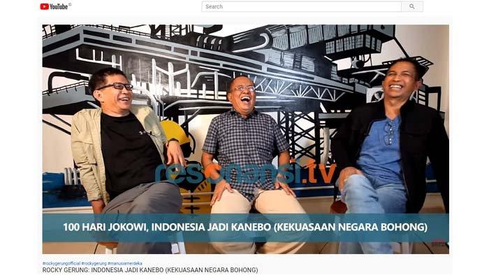 Said Didu tertawa dengar Rocky Gerung kasih nilai 9 untuk Jokowi 