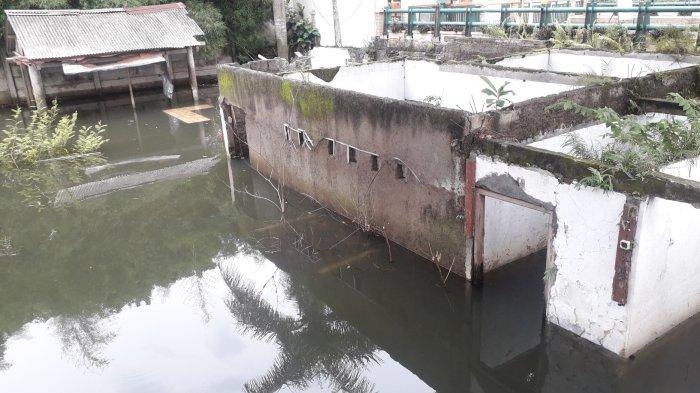 Lama Ditinggalkan, Rumah Makan di Bogor Ini Berubah Jadi Seperti Danau, Warga Sering Mancing Ikan