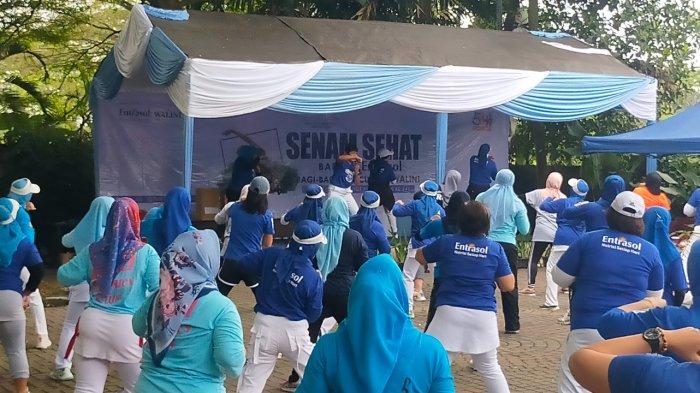 Semarak HJB 541, Hotel Pajajaran Suites Ambil Bagian Kemeriahan, Senam Sehat dan Bagi-bagi Minuman