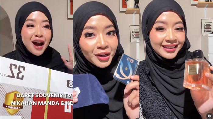 AMANDA MANOPO NIKAH: Para tamu undangan pernikahan Amanda Manopo dan Kenny Austin dibuat syok dengan souvenir dari mempelai berupa televisi dan benda mahal lainnya.