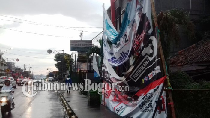 Banyak Yang Rusak, Timses Minta KPU Kota Bogor Ikut Serta Pengawasan Alat Peraga Kampanye
