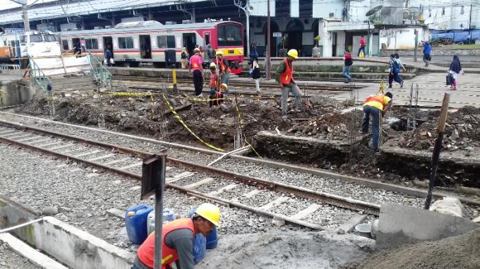Peron Tujuh Stasiun Bogor Akan Dibuat Lebih Panjang