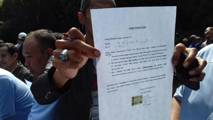 Surat Pertimbangan Pemberhentian Dirut PDAM Kota Bogor Tunggu Ketua DPRD Pulang dari Lombok