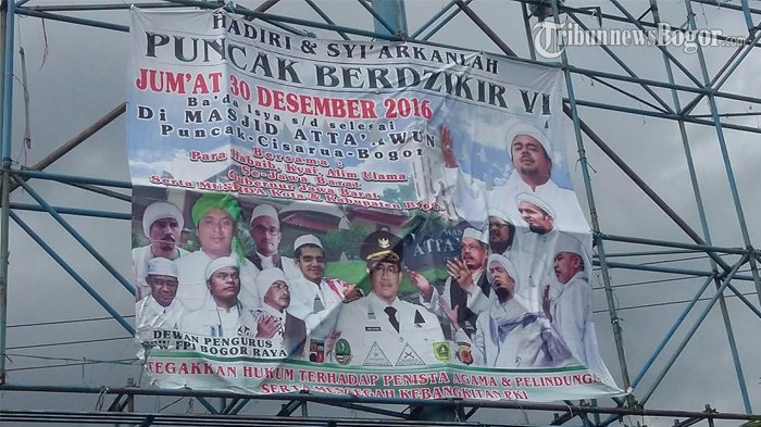 Habib Rizieq Gelar Dzikir Bersama di Puncak Jelang Malam Tahun Baru