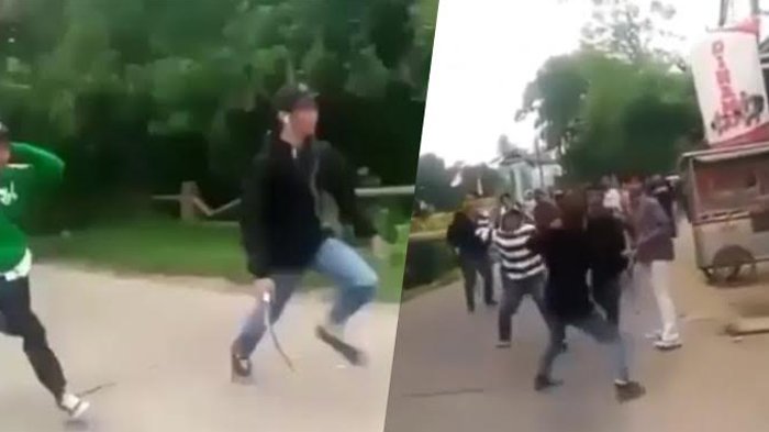 Bukan Benda Tajam, Yang Dibawa Pelajar Ini Saat Tawuran Bikin Netizen Geli, 'Duh Nakutin Banget!'