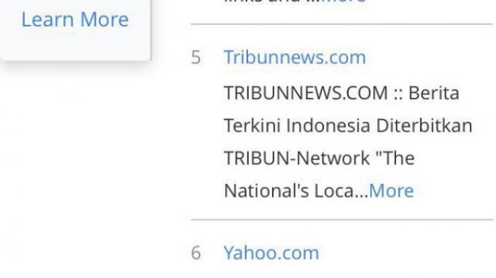 Hebat ! Setelah Jadi Nomor Satu Portal Berita, Tribunnews.com Bikin Kejutan Lagi, Lampaui Yahoo