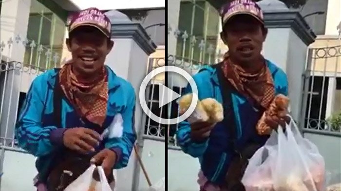 Kocak ! Pedagang Kerupuk Ini Sebut Nama-Nama Artis Saat Jualan, Dari Ariel, Cut Tari dan Luna Maya