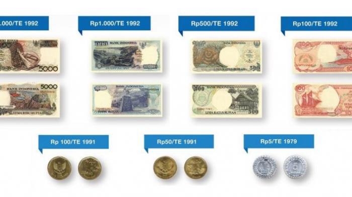 Pecahan Uang Rupiah Ini Dicabut BI dari Peredaran, Berikut Ini Macamnya