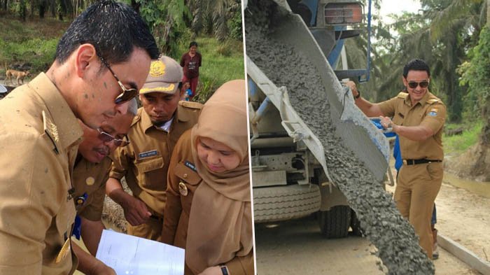 Aksi Zumi Zola Ngecor Jalan Sampai Belepotan Semen Ini Bikin Heboh, Netter: Kotor Aja Tetap Ganteng