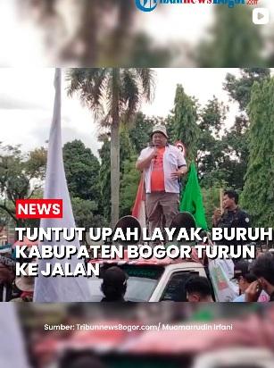 Demo Buruh Di Kabupaten Bogor