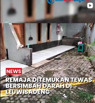 Penemuan jenazah remaja  di Leuwisadeng 