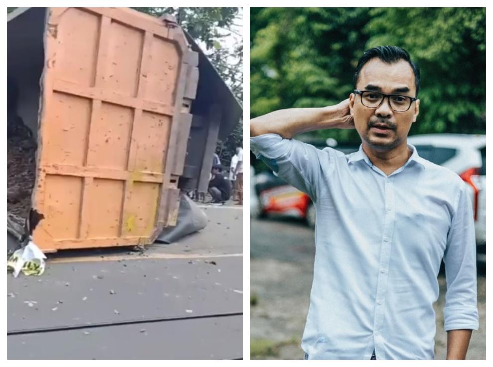Kecelakaan Truk Tambang di Leuwisadeng Bogor, Bro Ron Ikut Prihatin, Tapi Tak Tepat Bicara Lokasi