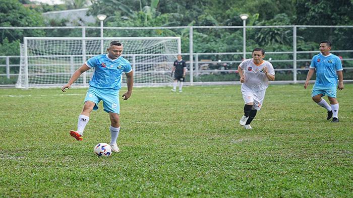 Taman Genteng Bogor Diresmikan, Pj Wali Kota dan Wakil Wali Kota Terpilih Lihai Olah Si Kulit Bundar