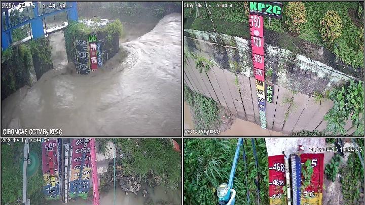 Bogor Sempat Diguyur Hujan, TMA Hulu Sungai Cileungsi dan Cikeas Normal Rabu Malam Ini