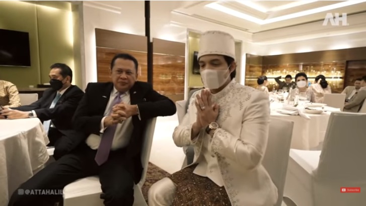 Posisinya Digantikan Jokowi di Pernikahan Atta Aurel, Bamsoet Maklum : Kita Utamakan Presiden