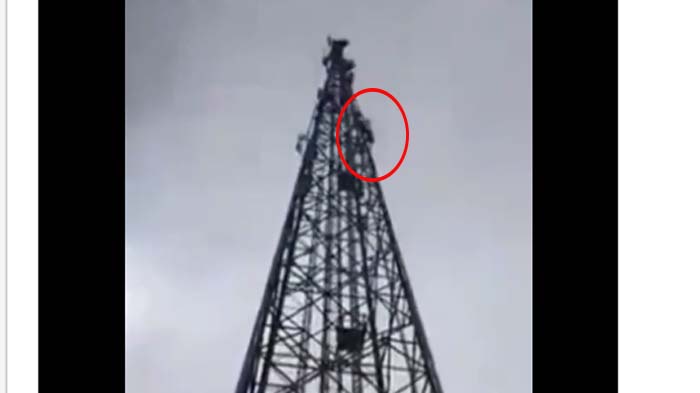 Marah Diputuskan Pacar, Remaja 14 Tahun Nekat Panjat Menara BTS, Mau Turun Setelah Orangtua Pingsan