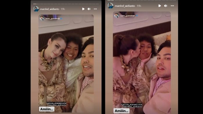 Cium Marshel Widianto Di Depan Ivan Gunawan, Celine Evangelista : Tiap Hari Kayak Begitu