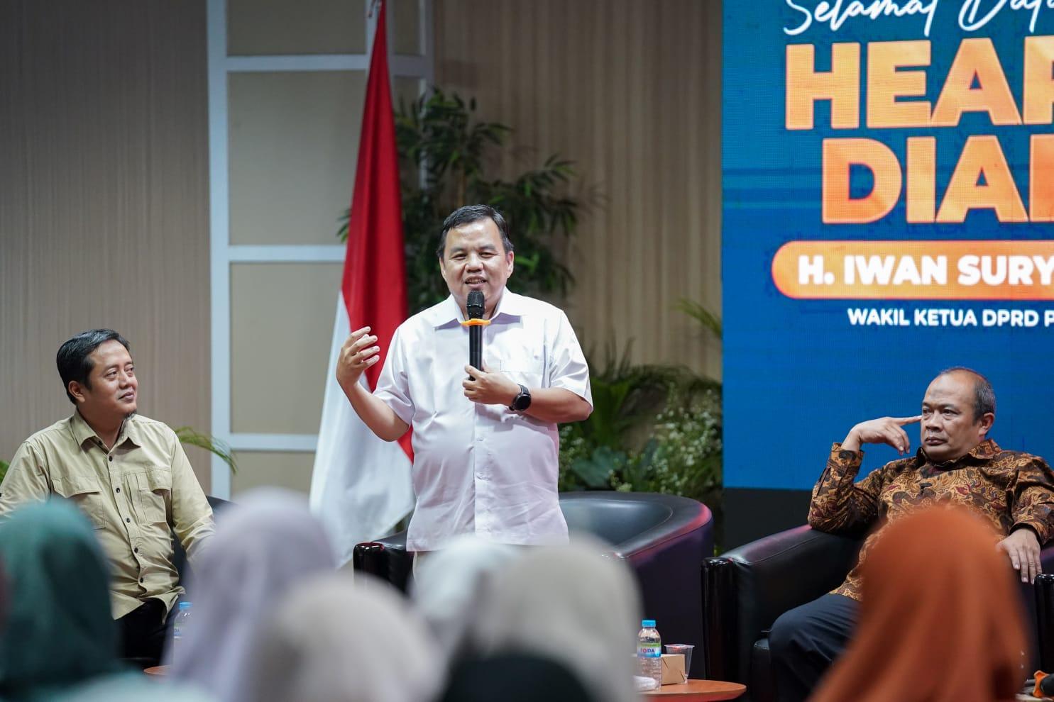 Narasumber Hearing Dialog, Ketua DPRD Kota Bogor Sebut Ketahanan Keluarga Kunci Pembangunan Manusia