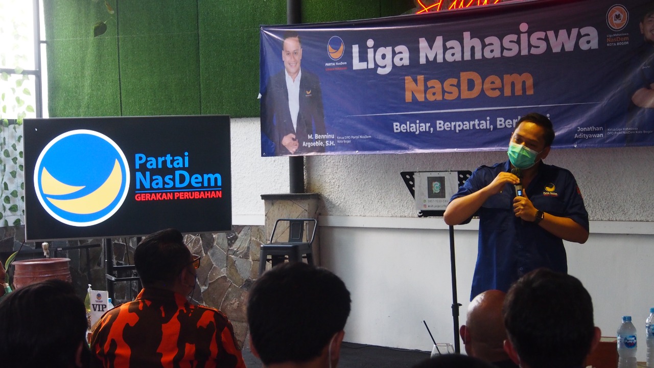Gandeng Generasi Muda, DPD Partai NasDem Kota Bogor Lantik Liga Mahasiswa
