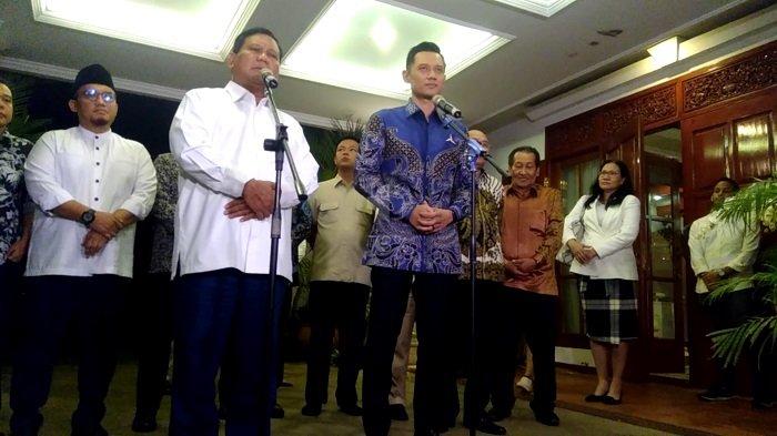 AHY Bertemu Prabowo, Ini yang Akan Dilakukan Partai Demokrat Jelang Pilpres 2019